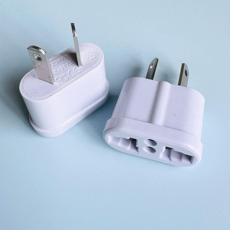 Pure Copper Euro to US Conversion Plug 4.8MM Adapter for German/Korean Sockets
