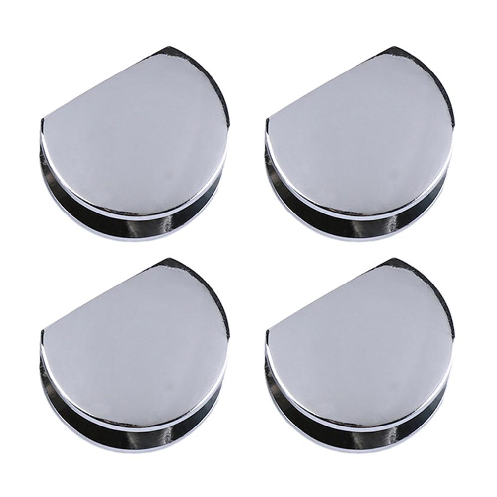 4pcs Glass Clamp Bathroom Mirror Clips Zinc Alloy Clip For 6-12mm Furniture Hardware Glass Shelf Support Brackets Holder
