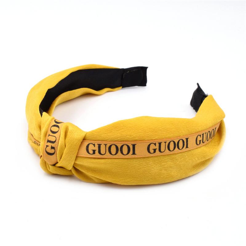 

Весна Лето Женские Красивые Принтованные Тканевые Повязки для Волос с Узлом Модные Аксессуары для Волос для Девочек