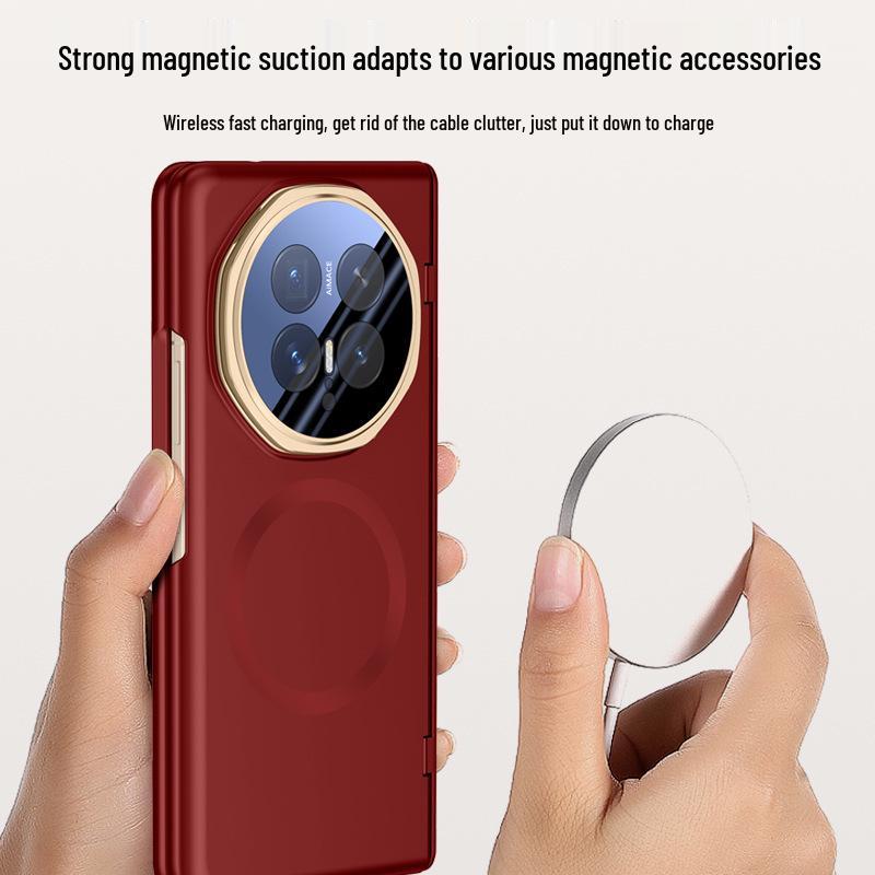 Honor Magic V6 Foldable Phone Case: Skin-Feel, Anti-Drop, Lens Stand, Full Coverage Protection