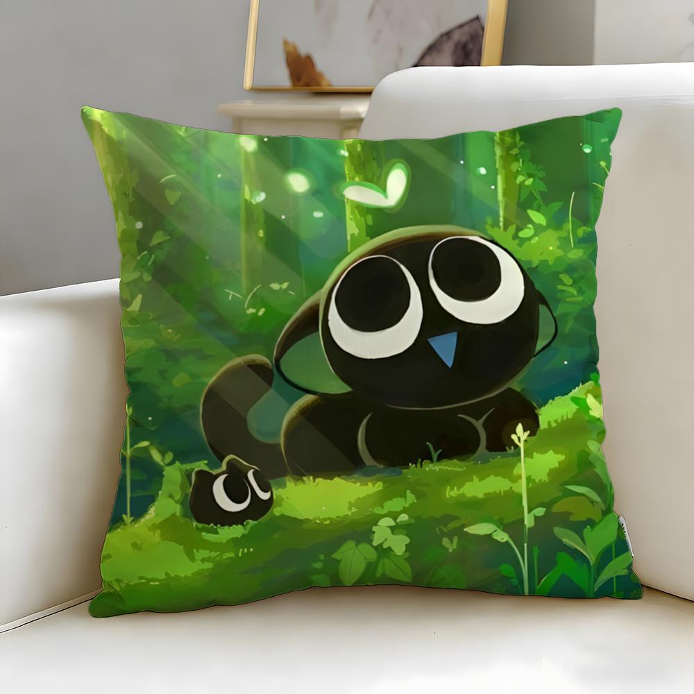 classic anime The Legend of Hei Cushion Cover Soft  EasyWash Pillow Case  Versatile for Couch Bed Travel and Office