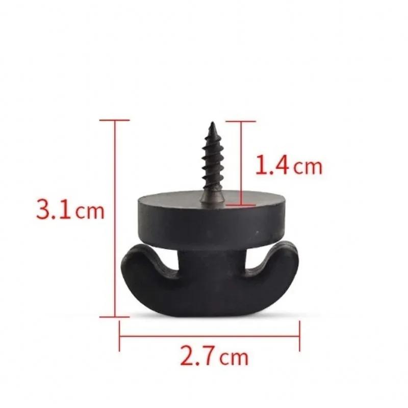 Universal Car Mesh Pocket Hooks Seat Mesh Buckle Hanger Car Interior Trunk Screw Fixing Hook Ring Storage Mesh Pocket Mount Clip