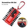 22Pcs Impact Resistant Hex Shank Bit S2 Alloy Steel Hardware Tool Set  Daily Fastener Work
