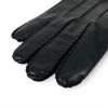Excellent HERMES gloves Leather gloves with Serie buttons black leather mens Used