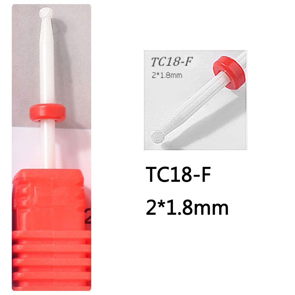 Broca de Uñas Cerámica Fresa Pedicura Removedor Esmalte en Gel Accesorios de Nail Art Preferenciales