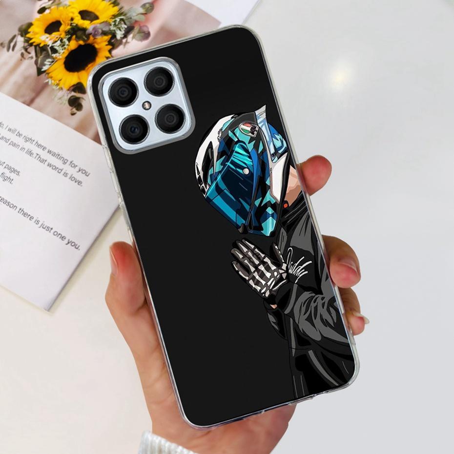 Fashion Cool Pattern Case For Honor X8 TFY-LX1 TFY-LX2 TFY-LX3 Soft Silicone TPU Back Cover For HonorX8 X 8 4G Phone Cases