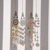 Crystal Suncatcher Prisms Rainbow Pendants Sun Moon Hanging Ornament Window Hanging Sun Catcher Wide Chime For Home Garden