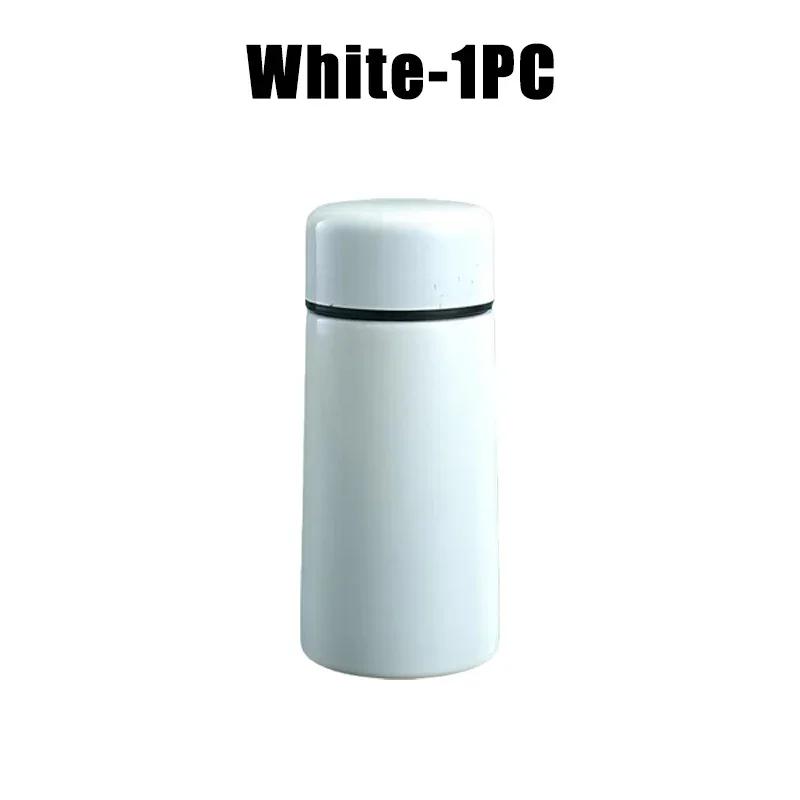 Sport Travel Mini Tumbler 160ml Stainless Steel Thermos Cup Portable Milk Coffee Water Bottle Solid Color Leakproof Hot Cold