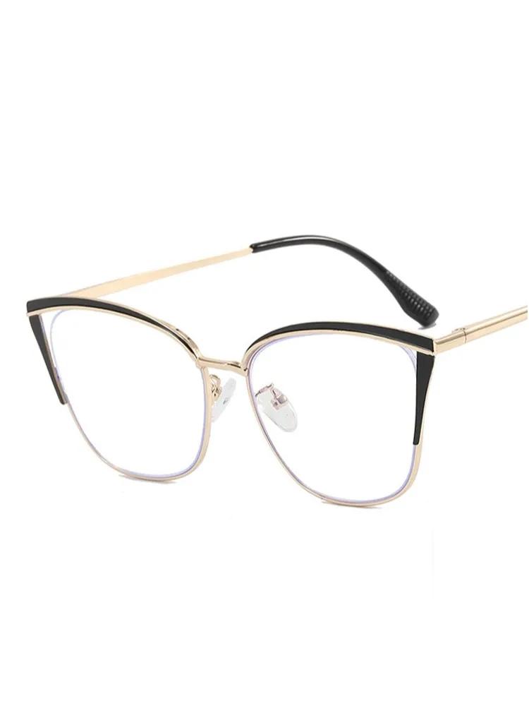 New Fashion Women Glasses Frame Vintage Cat Eye Frame Blue Light Blocking Eyeglasses Glasses Eyeglasses Frame For Women