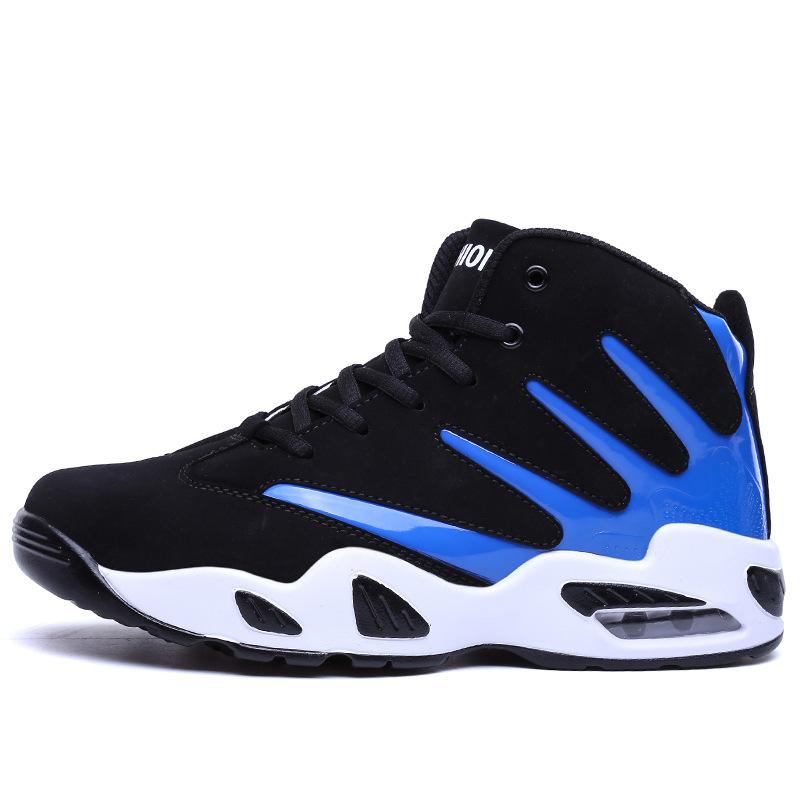 

2025 autumn and winter new men s shoes Korean version of the trend middle school student sports basketball shoes men s middle help boots 8812 foreign 36-38 Couples