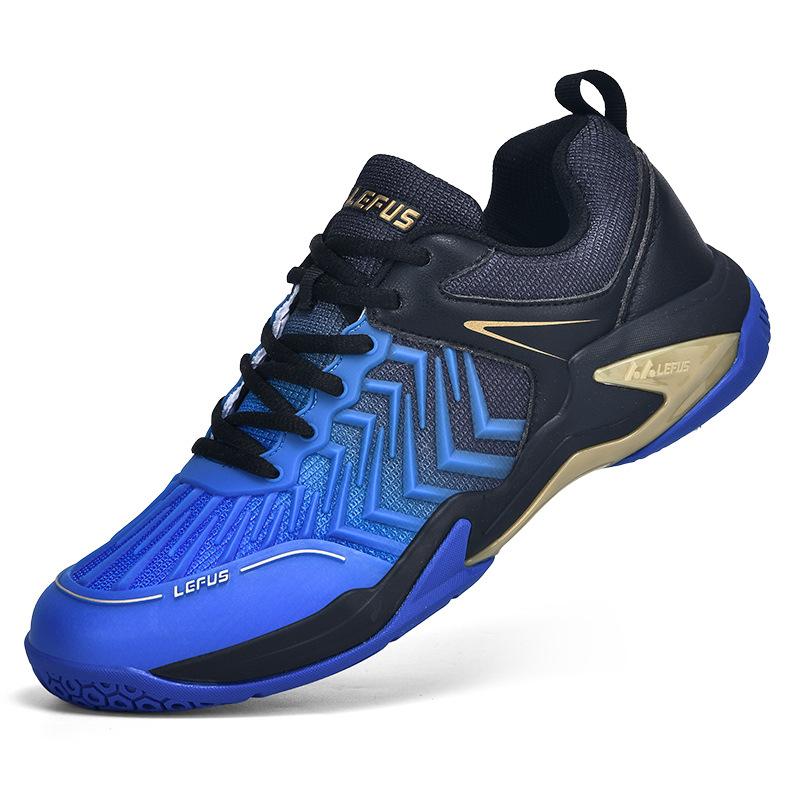 Carbon board cushioning rebound wear-resistant professional badminton training shoes large size breathable mesh casual sports shoes
