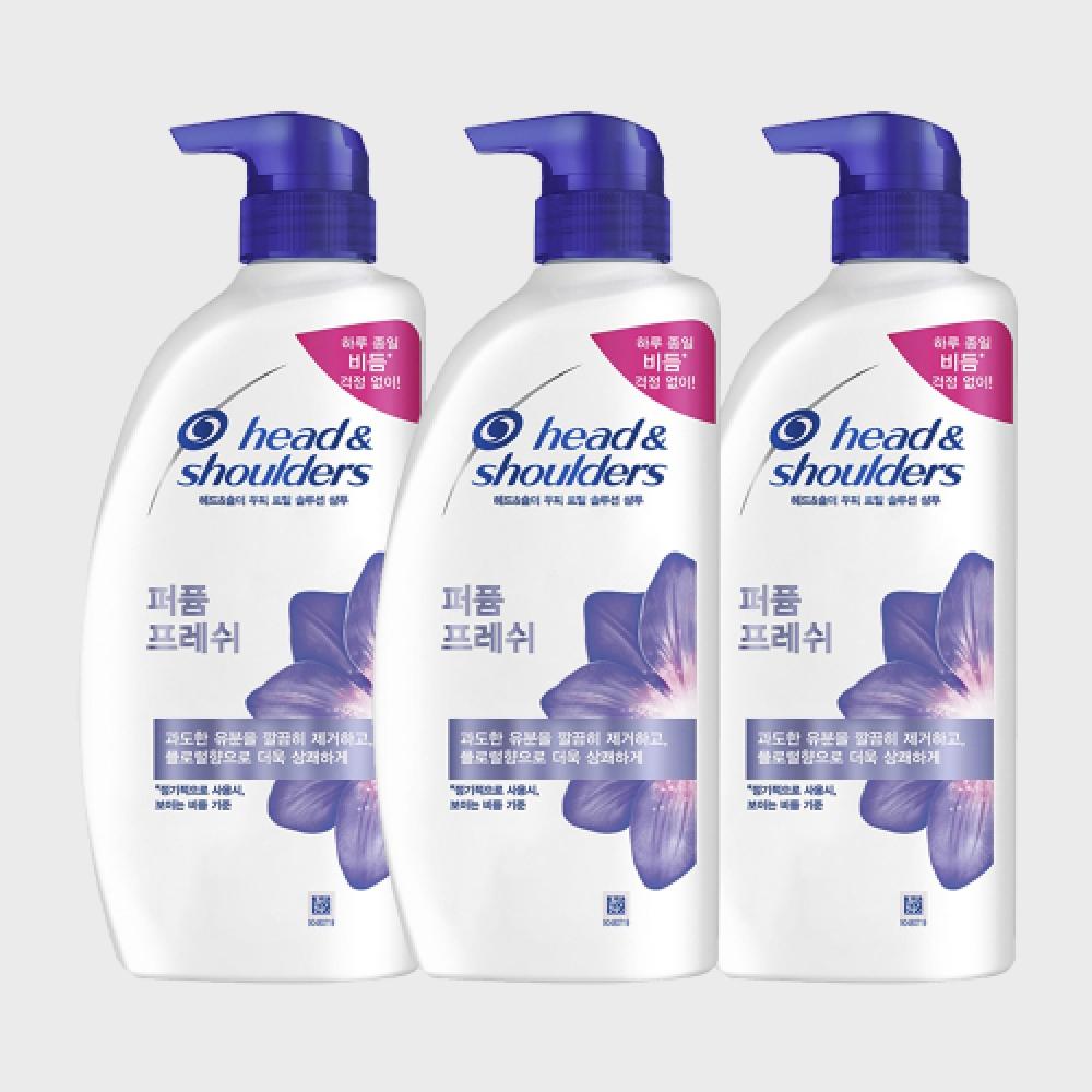 Head   Shoulder Perfume Fresh 800ml 3 Shampoos Perfume Fresh 800ml Shampoo 3 pcs [H156*3]