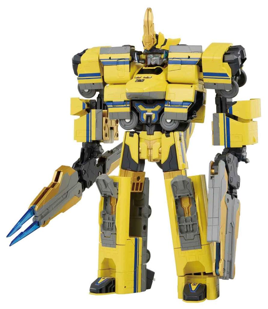 Transformační robot Plarail Shinkansen Shinkalion DXS11 Shinkalion Doctor Yellow