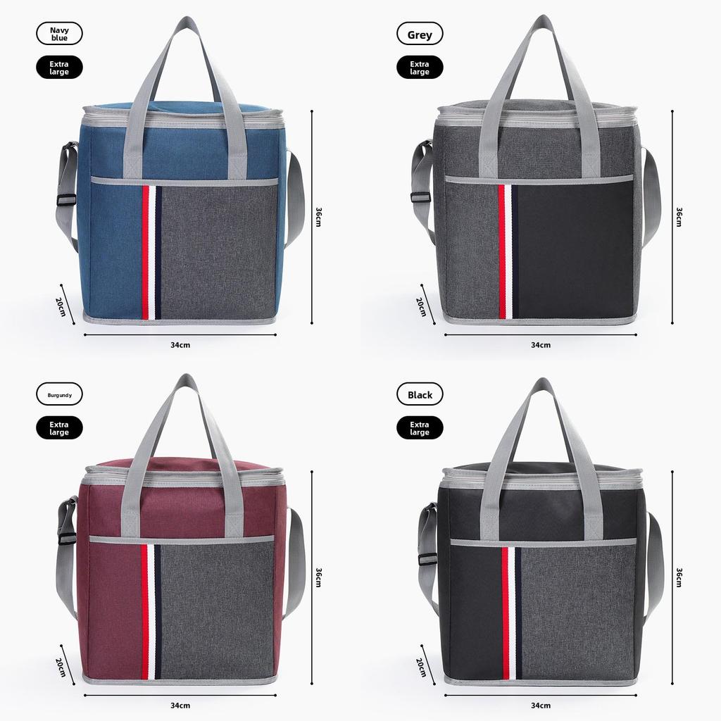 Modern Minimalist Reusable Insulated Food Carrier With Storage For Family And Outdoor Activities