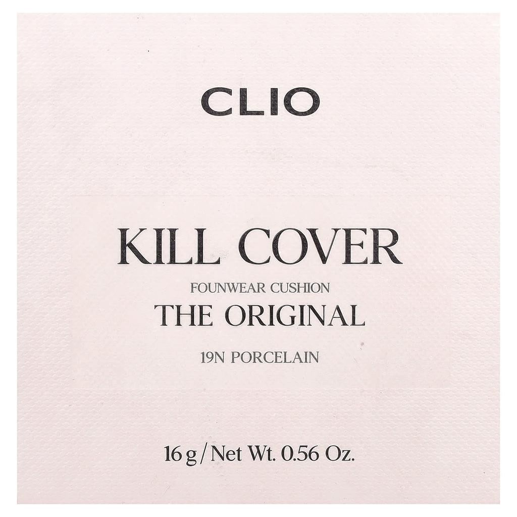 Clio Kill Cover Founwear Cushion 19N Porcelain, 16g (0.56oz)