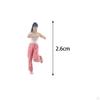 1/64 Girl Figure Dioramas Movie Props Layout Train Railway DIY Projects S Scale Micro Landscape Hand