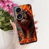 For OPPO Reno8 T 5G CPH2505 / Reno8 T CPH2481 (Reno 8T 4G) Cool Dragon Tiger Pattern Phone Case Soft Silicone TPU Cases
