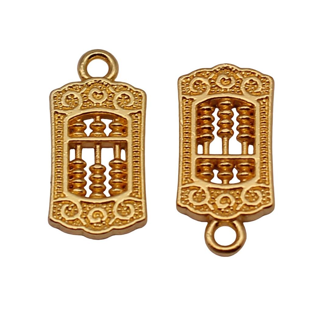 Chinese Knot Charms Antique Alloy Pendants For Traditional Lucky Jewelry