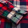 8XL Herren Flanellhemden Herren Langarm Freizeit Herrenhemden Langarm 100% Baumwolle Große Größe Einzelne Tasche Herren kariertes Hemd
