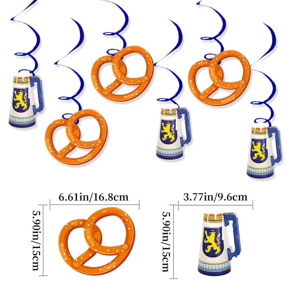 Munich Oktoberfest Dress Up Glasses German Festival Party Supplies Flag Photo Props Set