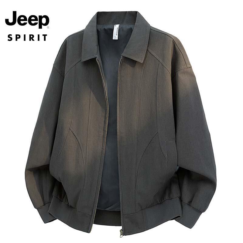 JEEP SPIRIT Men s Patchwork Casual Jacket 3XL