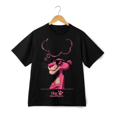 Pink Panther Sunglasses Graphic T-Shirt Mens Womens Tees Top - Cool Design Streetwear Retro Style Tee