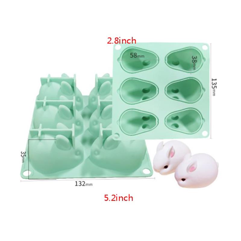 Ostern Kaninchen Silikon Formen Süßigkeiten Schokolade Formen Ostern Dessert