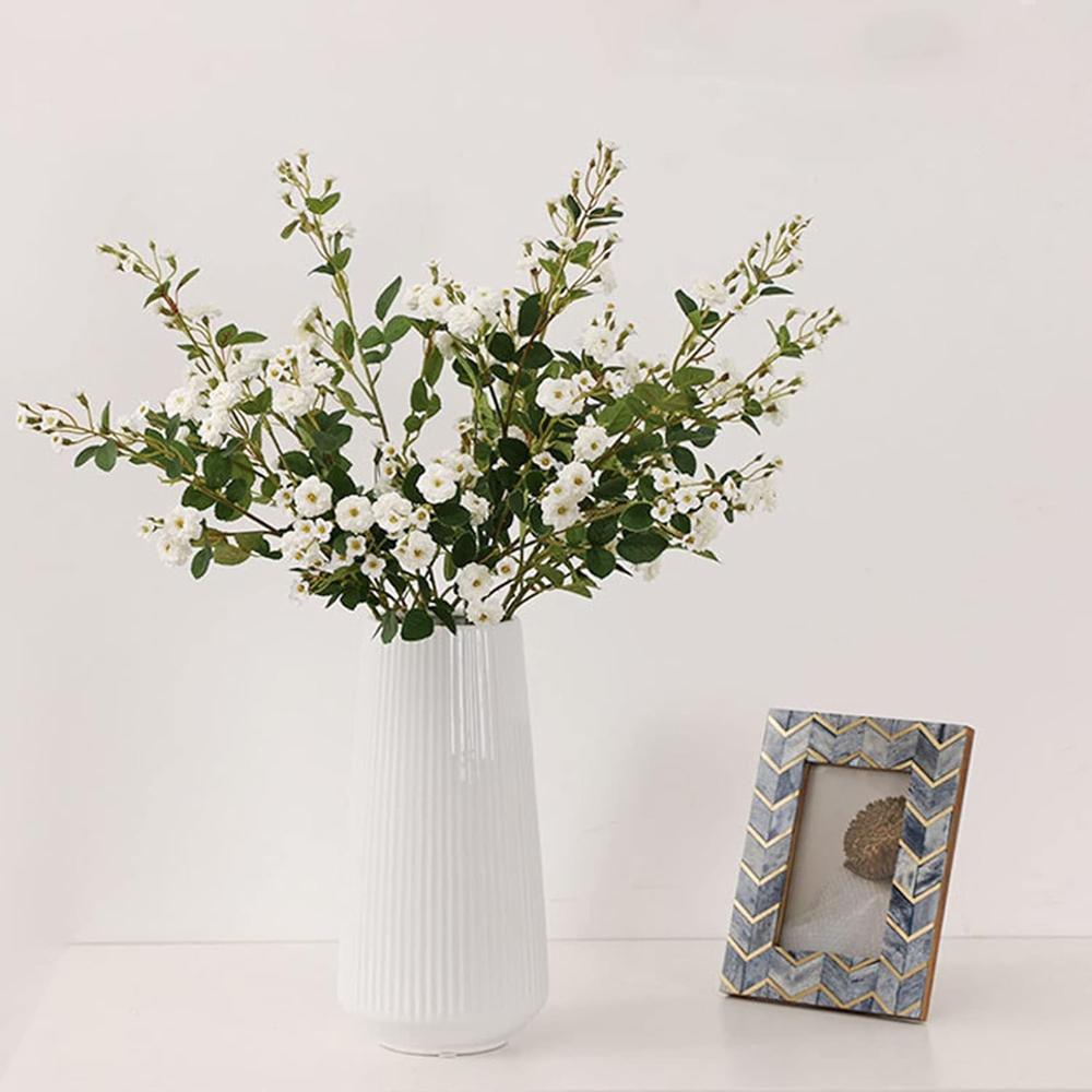 1/4PCS Artificial Flowers Daisy Home Room Table Decoration Yard Garden DIY Gift Wreath Material Wedding Bridal Bouquet Accessory