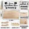 Dog Grandparents Gifts Picture Frame Photo Hanging Display, Dog Grandma Grandpa Lovers Owner Gifts, Some Grandkids Have Paws Picture Board Photo