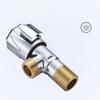 Solid Brass Angle Stop Valve DN15 High Pressure Hot Cold Water Control Faucet For Bathroom Kitchen Sink