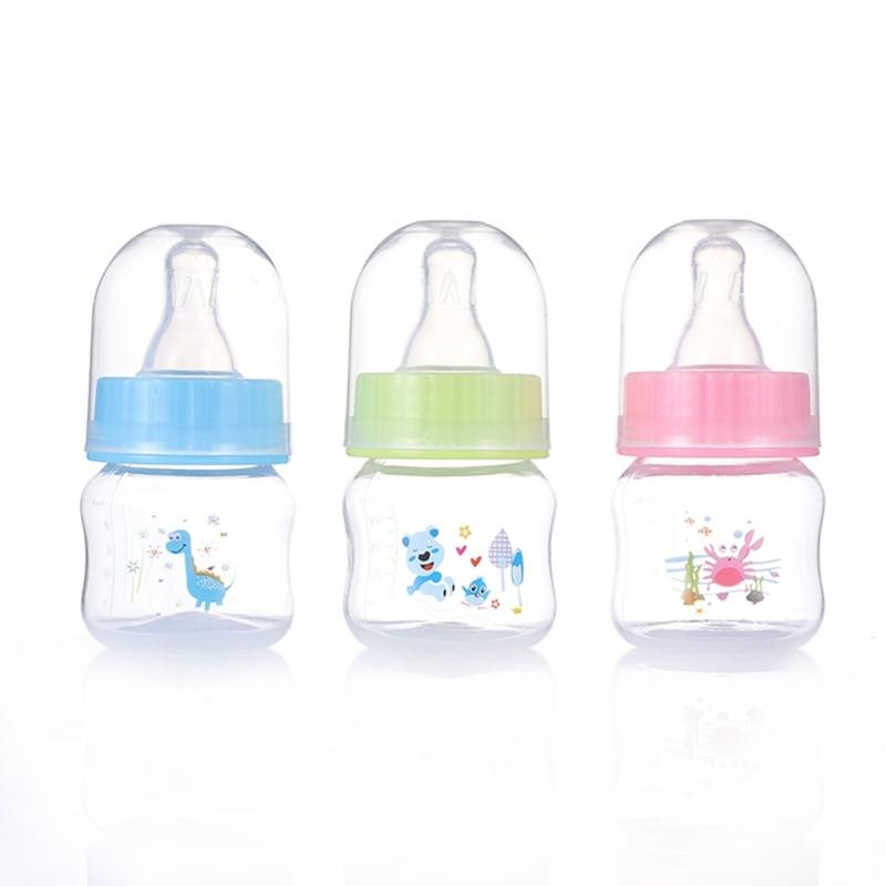 Newborn Bottle Baby PP-Nursing Bottle Liquid Juice Feeding Bottle Food Grade Infant Mini Size Wide Neck Formula Bottle