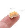 3Pcs 1/12 Scale Mini Simulation Steamer Basket Pan Fry Dumplings Roasted Wheat Model Dollhouse Kitchen Decoration Toys