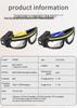 Rechargeable Multi-function Portable Glasses Lamp for Outdoor Fishing and Repairs