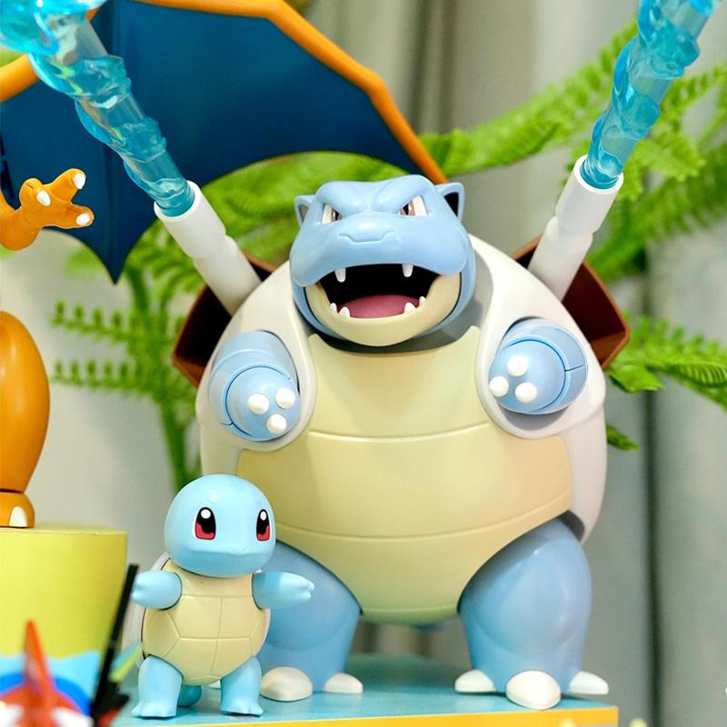 Cartoon Anime  Building Block Pikachu Charizard Charmander Bulbasaur Squirtle Mewtwo  Figure Toy Children Birthday Gift