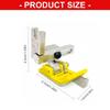 Sewing Machine Presser Foot Extended Base Designs Solid Plastic Builds Efficient Cloth Feeding Performances