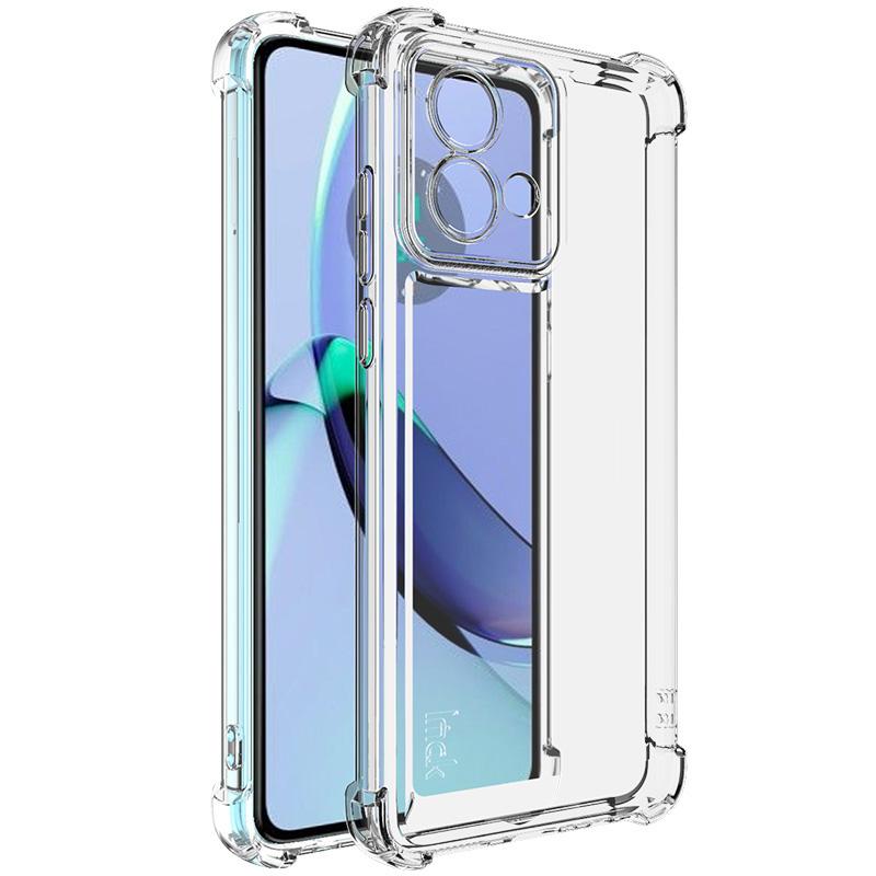 

For Motorola Moto G84 5G Case Straight Frame Four Corner Shockproof Clear TPU Cover Style A