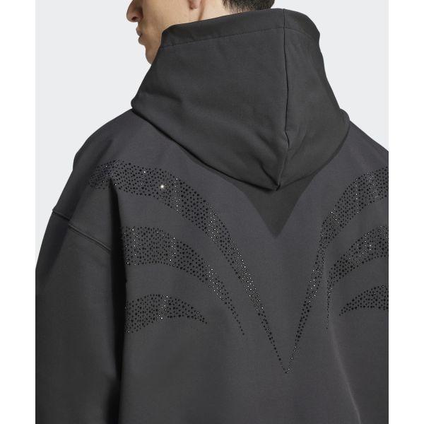 Adidas Prm Print Hoodie Loose Comfortable Breathable Jacket Men Hoodies Black IZ1639
