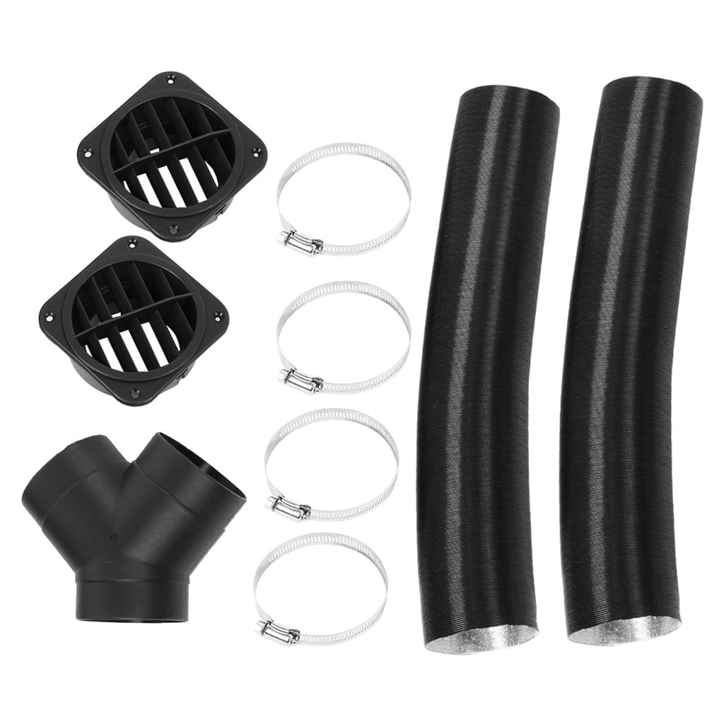 75mm Car Diesel Heater Pipe Ducting Warm Air Vent Outlet Kits 102114340000
