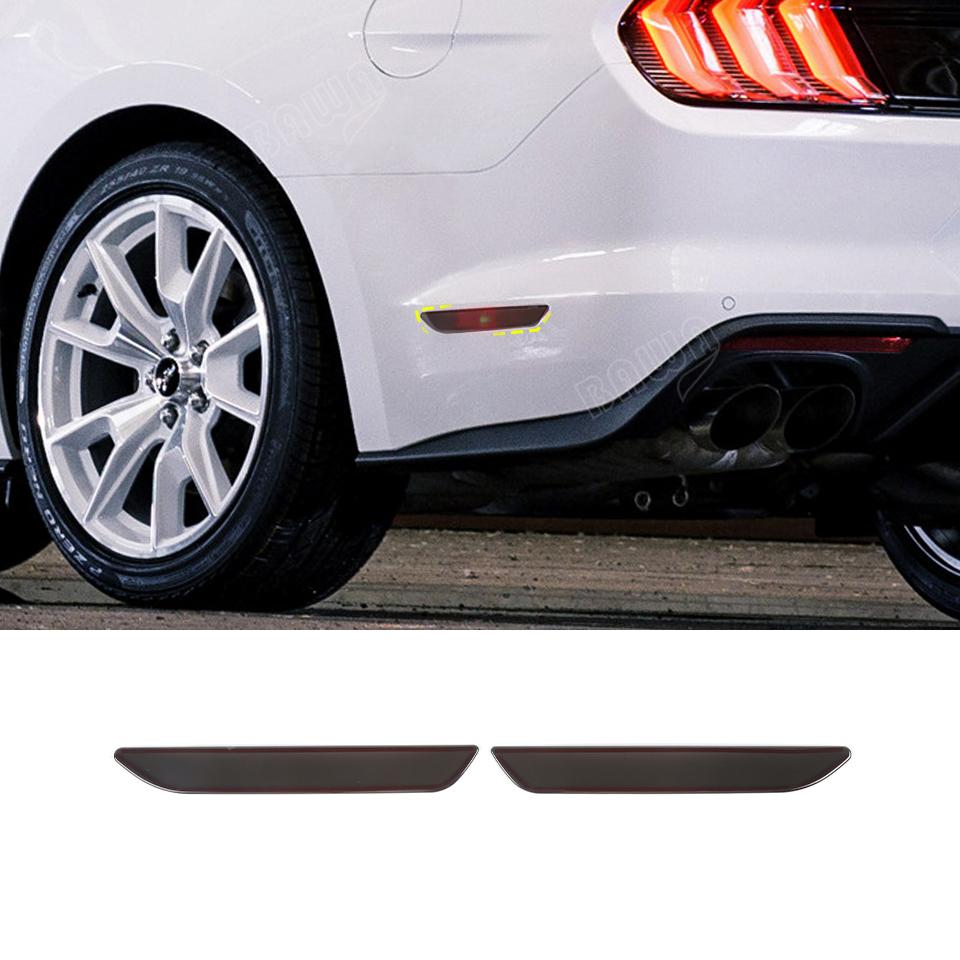 BAWA ABS Wielwenkbrauw Lampbehuizingen Decoratie Zwartgemaakte Auto Koplamp Kap Sierlijst Voor Ford Mustang 2015-2023 Exterieur Accessoires