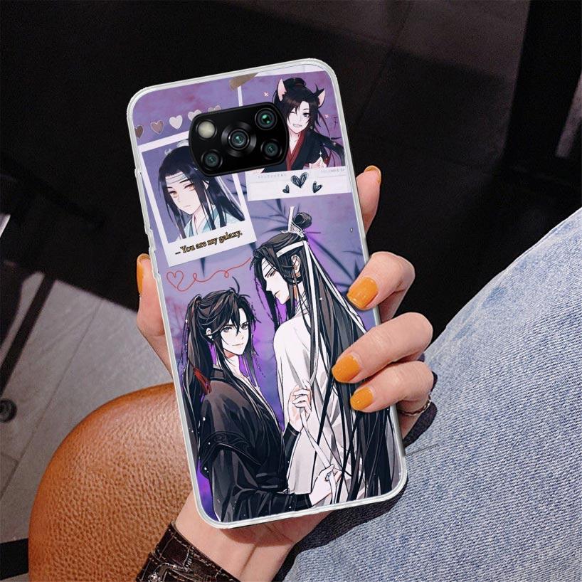 Anime Mo Dao Zu Shi Phnoe Case for Xiaomi Poco X5 X6 X7 Pro X4 Gt F7 Ultra M8 M7 Redmi 15C 15 13C 13 12C 12 Unique Cover Coque P