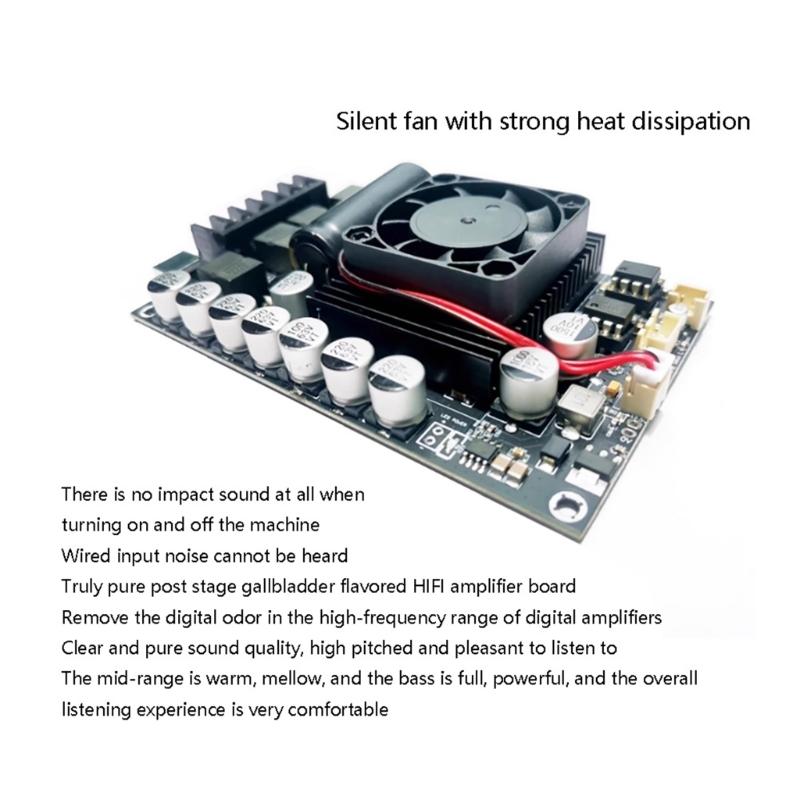 TPA3255 Advanced HIFI Digital Amplifiers Module with Low Distortions Highly Fidelities Sound Performances 300Wx2