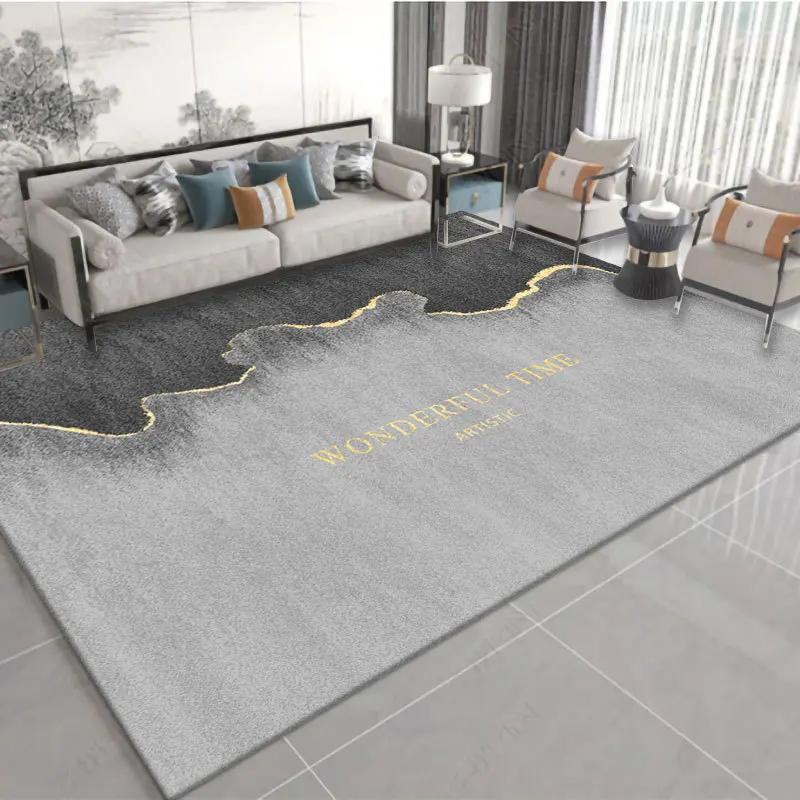 Modern Grey  Carpets Are, Suitable for Home Decoration In Living Rooms and Bedrooms