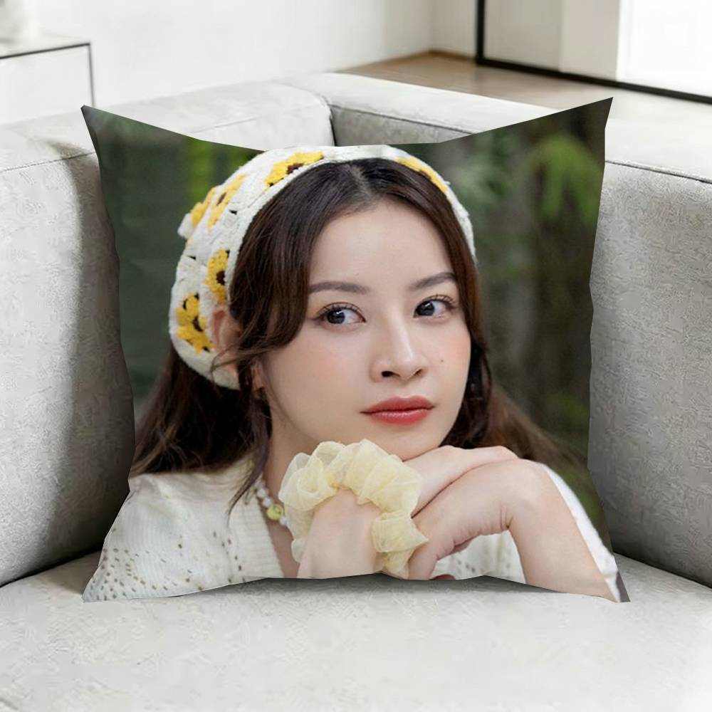 Chi PPu Talk To MMe Pillow Case Square DoubleSided Sofa Cushion Cover Bedroom Bedside Pillow Gift