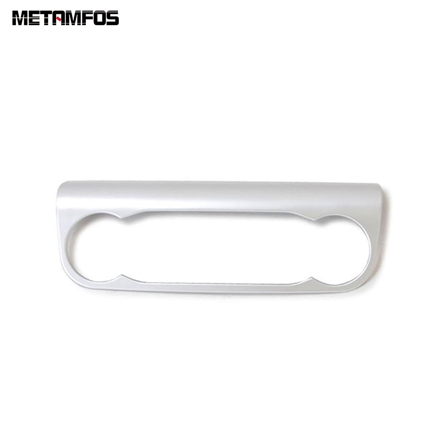 Center Console Air Condition AC Switch Panel Cover Trim For Ford Kuga Escape    Carbon Fiber Interior Accessories ABS Matte Plastic