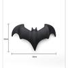 No-Punch Tail Modification 3D Bat Decor Car Sticker for Halloween, 1Pcs Auto Body Decal