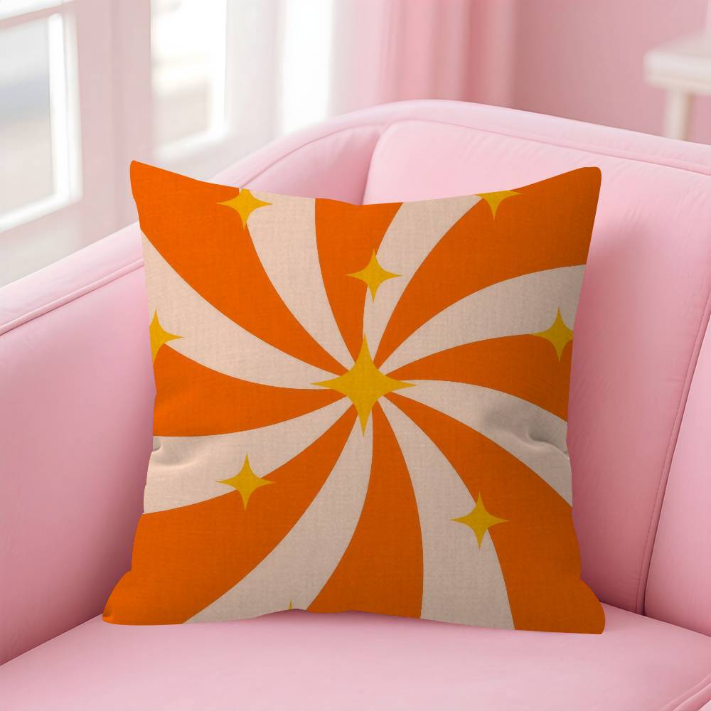 Art Abstract geometric  Pillow Cushion Cover Pillowcase Living Room Sofa Home Decor Customized