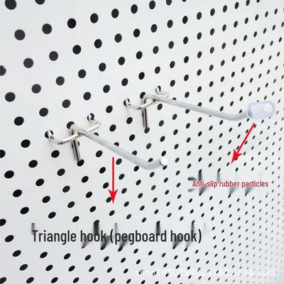 Γάντζοι Διπλής Ακίδας για Πίνακα Pegboard και Κοσμήματα, Τρίποδο, Ράφι Σούπερ Μάρκετ και Ίσιοι Γάντζοι