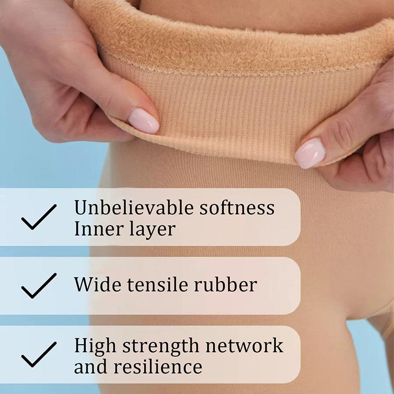 Kave 300D Winter Fleece Warm Eng Anliegend Damen Dicke Strumpfhosen Laufresistent Kontrollbund Strumpfhose Blickdichte Strumpfhosen Strumpfhose 50-70KG
