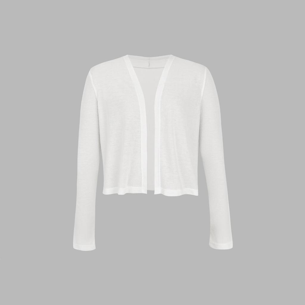 Versatile Thin Long Sleeve Sun Protection Cardigan – Available in Apricot, White, Khaki, Black, Purple, and Gray