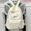 Schoolbag Schoolbag Junior High School Girls Girl Heart Atmosphere Polka Dot Bow Versatile High Value Female Student Backpack High School